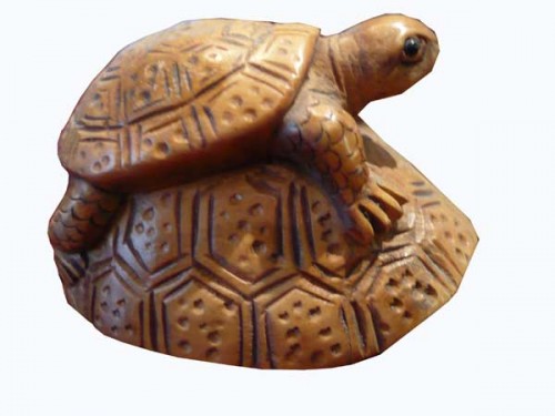 netsuke-famille-tortue