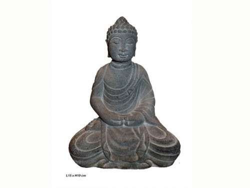 Bouddha méditation en pierre