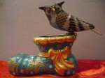 Chouette-en-cloisonne