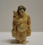 Femme-et-enfant2 netsuké