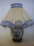 Lampe-en-porcelaine-bleu-blanc Lampe