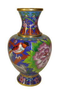 Vase-cloisonne-oiseau