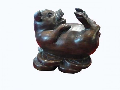 netsuke-cochon-bois-1