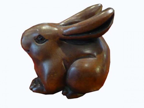 netsuke-lapin-bois