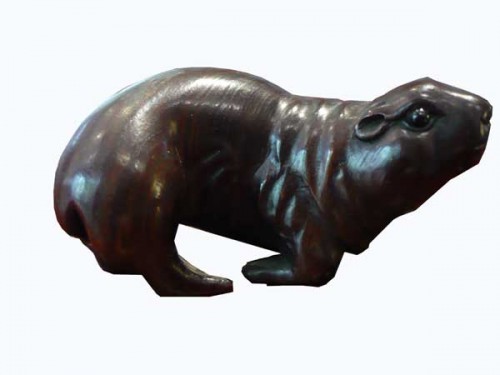 netsuke-loutre-bois