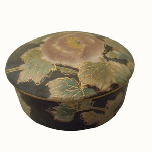 Boite chinoise en porcelaine