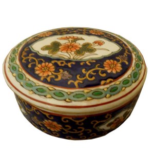 Boite porcelaine de chine.