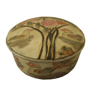 Boite chinoise porcelaine canard mandarin