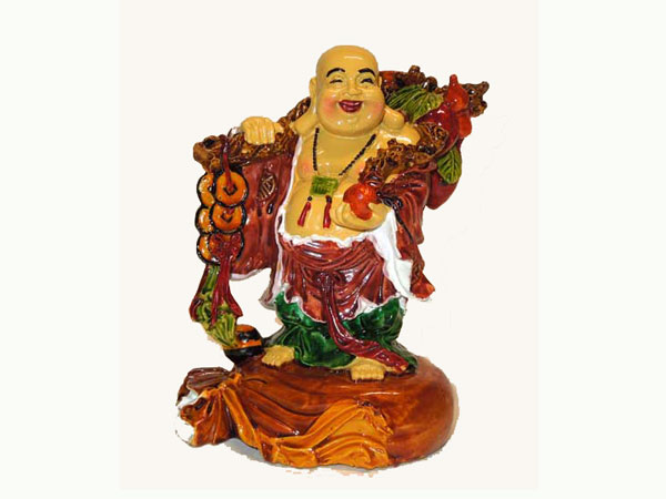 Statue Bouddha - Rieurs colorés
