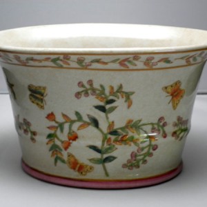 Cache pot oval en porcelaine de chine