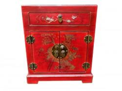 Meuble chinois d'appoint, chevet, salon en bois