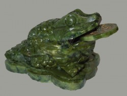 crapaud à trois pattes, crapaud de la richesse en jade.