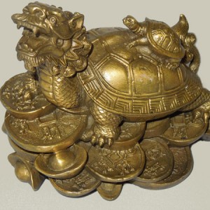 Tortue dragon, tortue de la richesse et de la réussite