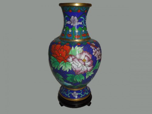 vase bleu