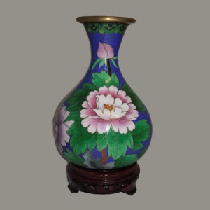 Vase , jarre, pot en cloisonné