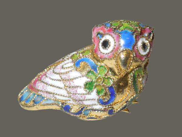 chouette-dore-cloisonne