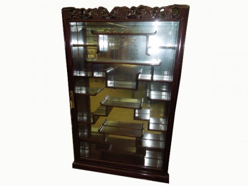 vitrine murale en bois